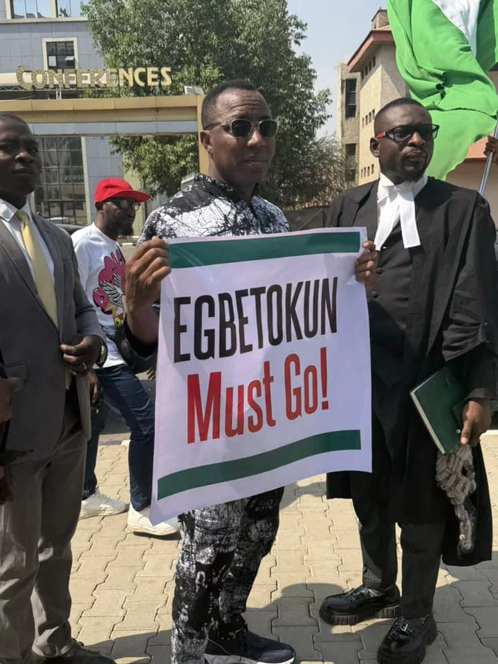 'They Will Never Have My Passport' - Sowore Speaks As He Joins Protest In Abuja