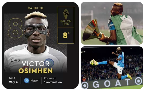 'Them no born CAF papa well if he doesn't win Africa best player'- Nigerians react to Victor Osimhen's Ballon d'Or ranking