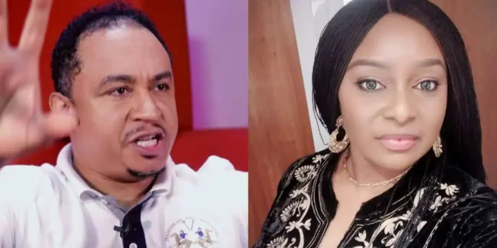 "Is London really this hard?" - Daddy Freeze queries actress, Victoria Inyama as he exposes her means of survival