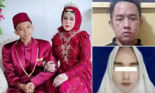 Groom discovers his bride is actually a man twelve days after their wedding; 'Wife' avoided sex by saying 'she was on her period'