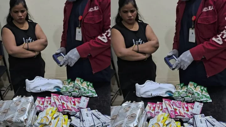 NDLEA intercepts Indian lady trying to smuggle 72 parcels of heroin into Nigeria