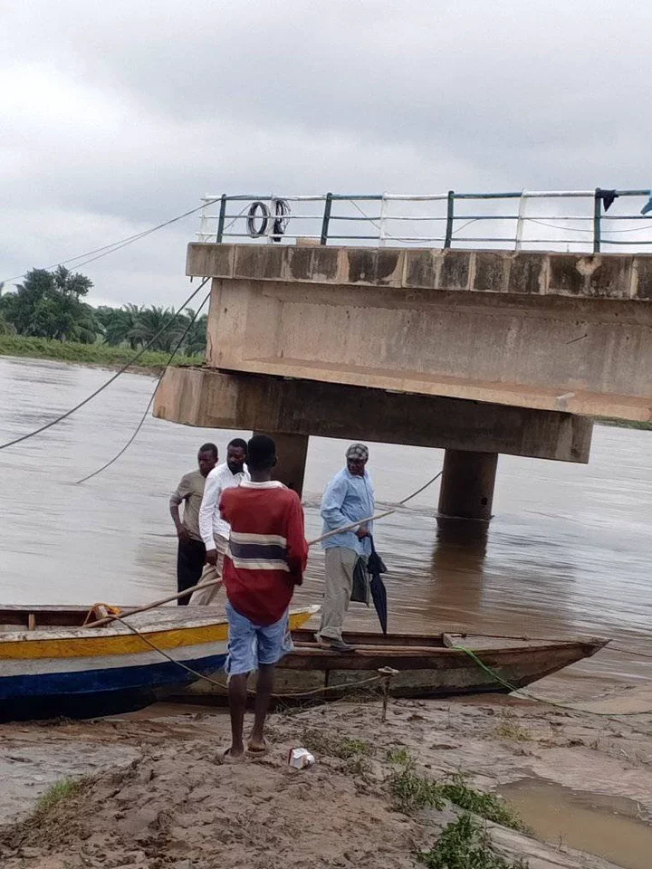 Commuters stranded as bridge collapses in Taraba