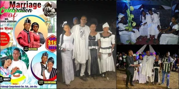Man marries three women on same day in Benue
