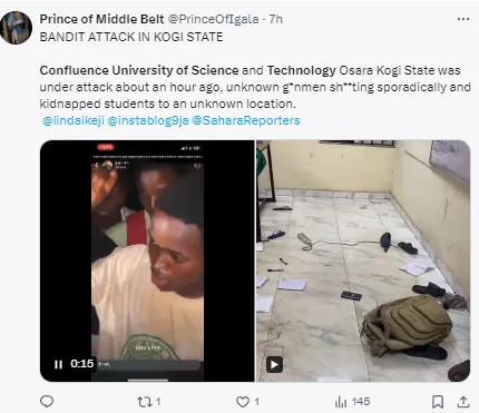 Bandits invade Kogi varsity, abduct students (photos/videos)