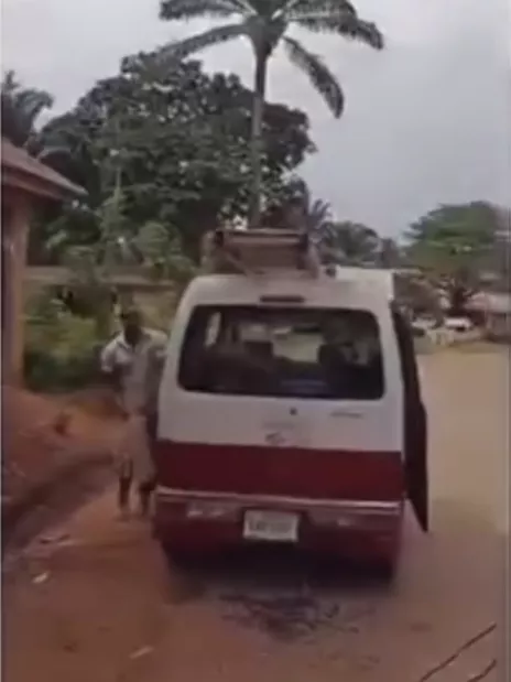 Man destroys power holding company's vehicle after some of its officials tried disconnecting his light