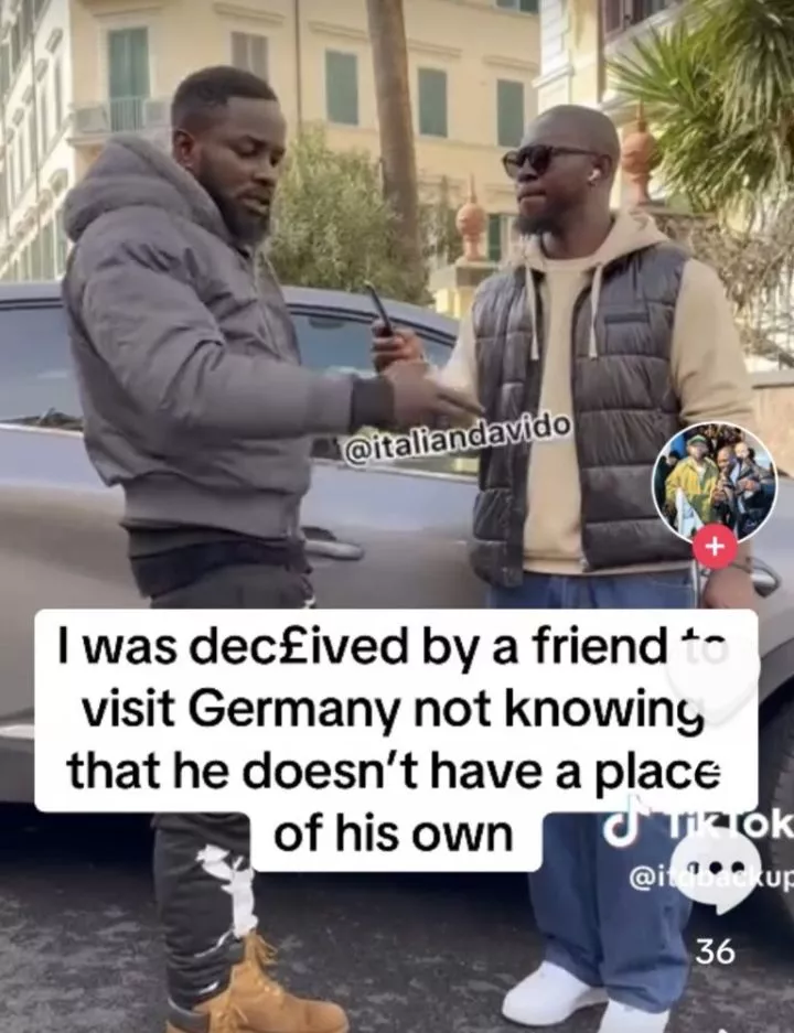 Friend invites man to Germany, only to find out he's homeless