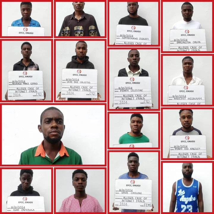 Court Sends 34 Internet Fraudsters to Jail in Awka (Photos)