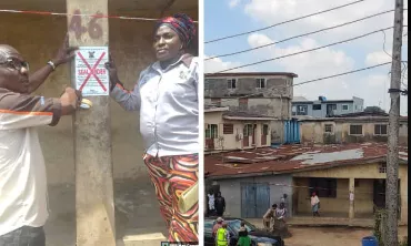 Lagos state govt seal up residential building for failing to have toilets