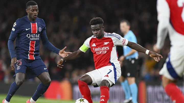 Bukayo Saka Speaks on Nuno Mendes Battle and PSG As a Team