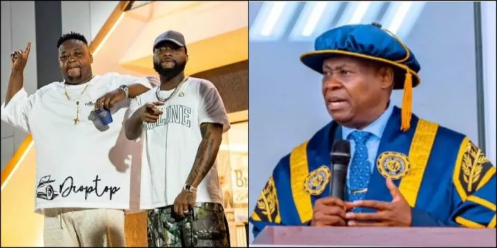 Cubana Chief Priest rejoices over Davido's father's achievement