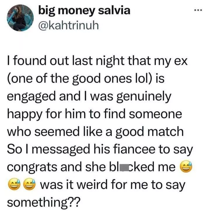 Lady embarrassed after sending message to ex-boyfriend's new lover whom he engaged