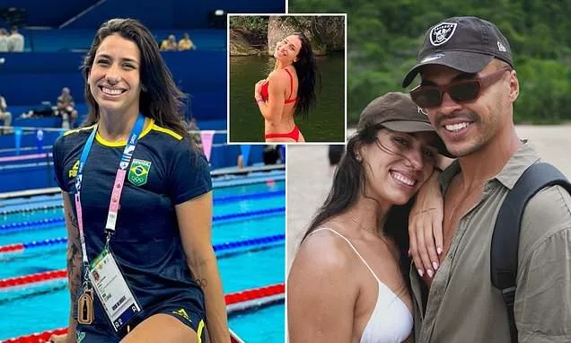 Brazilian swimmer banished from Olympic Games after sneaking out of the Village to go on a night out in Paris with her boyfriend