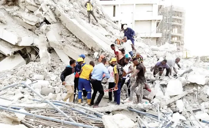 Three dead, others hospitalised as another building collapses in Lagos
