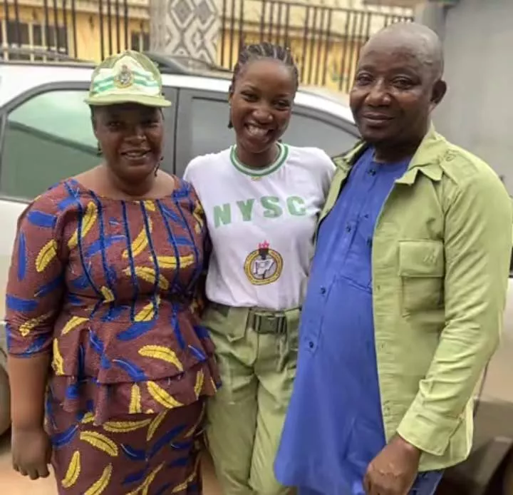 Nigerian lady makes history as first graduate in family to finish NYSC