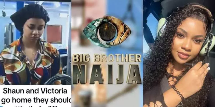 BBNaija: 'No pity vote this year' - Viewer calls for Victoria and Shaun's eviction over alleged rift