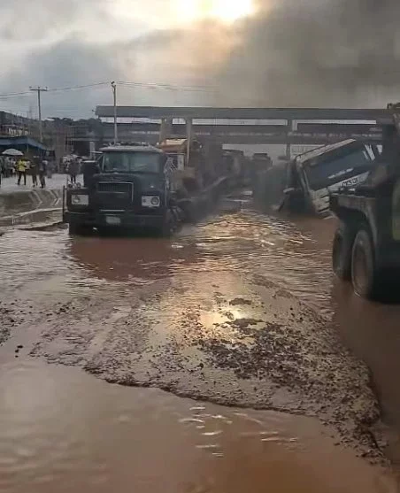 Anambra: Pains, Agony as Uga Junction/Head Bridge Roads Collapse