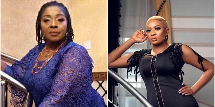 Don't steal another person's man because it's Valentine's Day - Rita Edochie speaks, May Edochie reacts