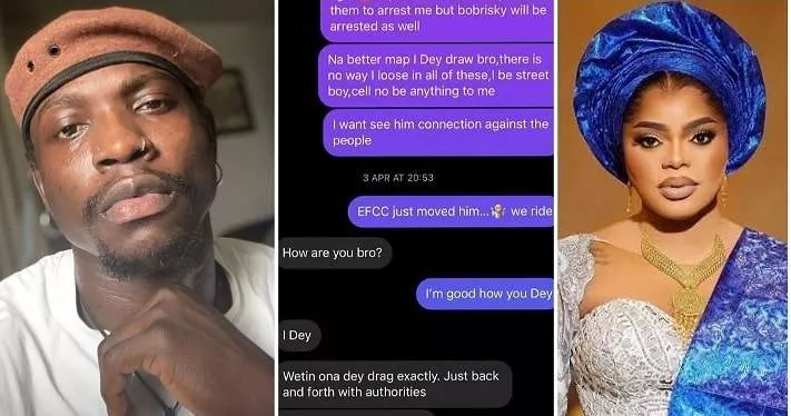 VeryDarkMan's leaked chat about Bobrisky causes buzz online