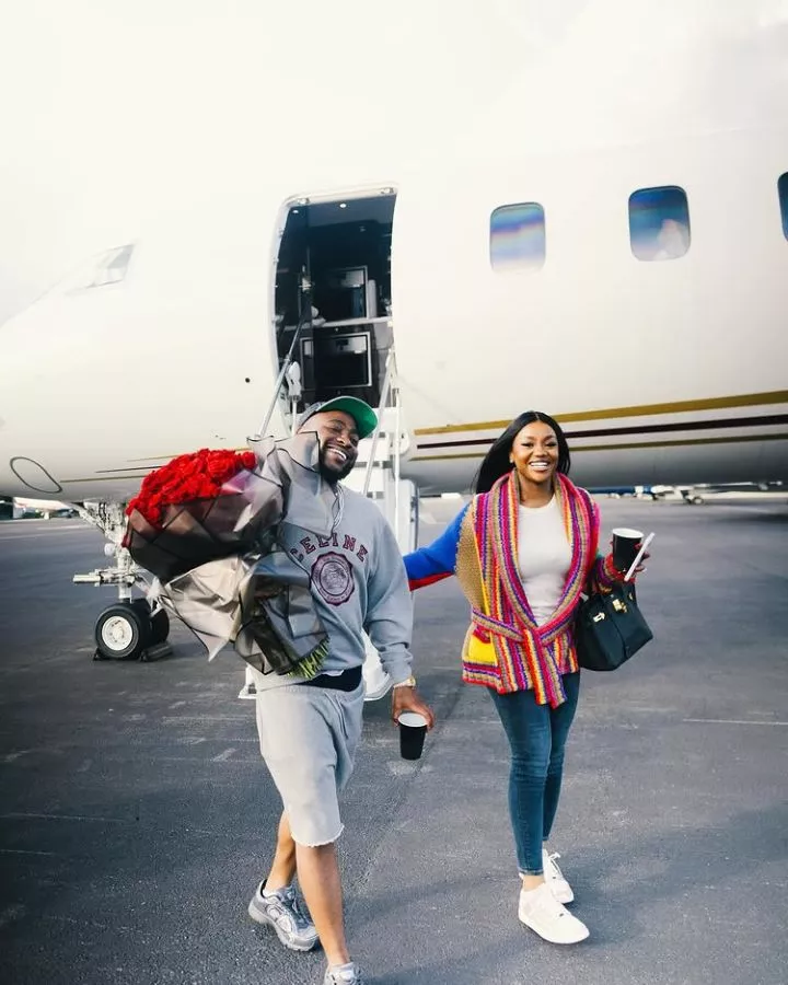 Davido kicks off 2025 with stunning photos of wife Chioma Adeleke