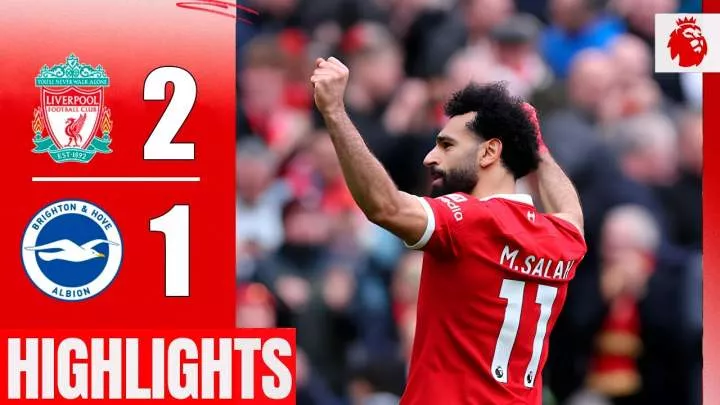 Liverpool 2 - 1 Brighton (Mar-31-2024) Premier League Highlights