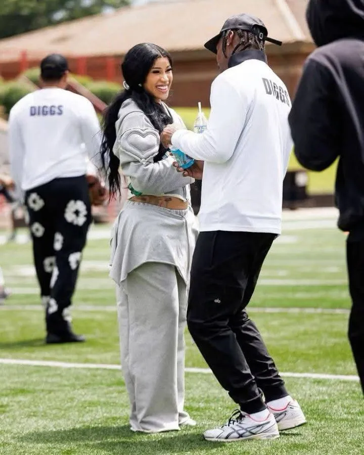 Trouble in paradise as Cardi B deletes photos of Stefon Diggs on Instagram