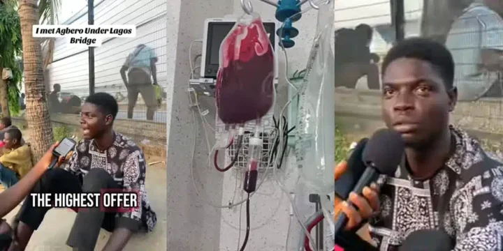 Man donates blood for ₦3,500, loses the money on the way home Man donates blood for ₦3,500, loses the money on the way home