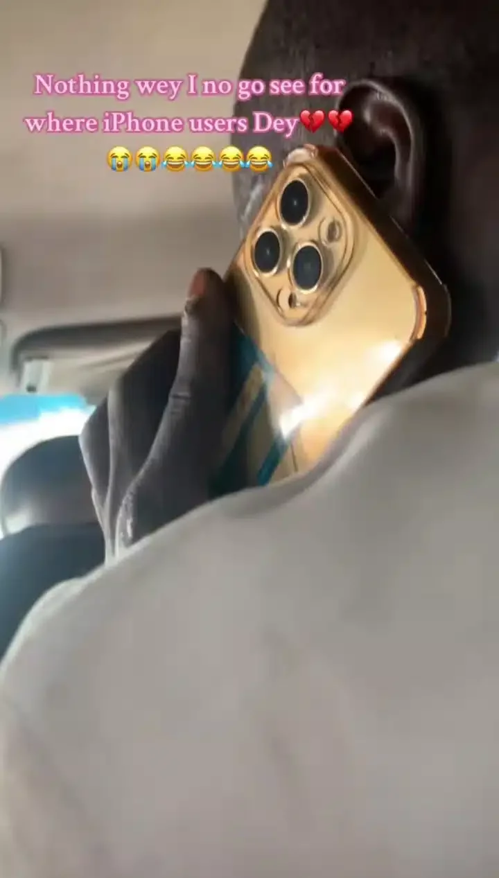 Man shocked as he spots unusual iPhone on a bus