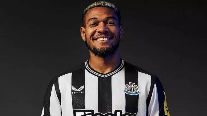 Fan favourite Joelinton shows off Newcastle's 2023-24 home strip