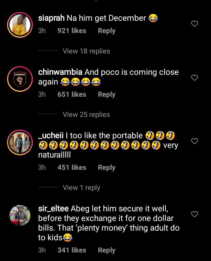 'D guy no wan hear stories' - Reactions as Portable tightly secures dollar bills sprayed on him by Davido (Video)