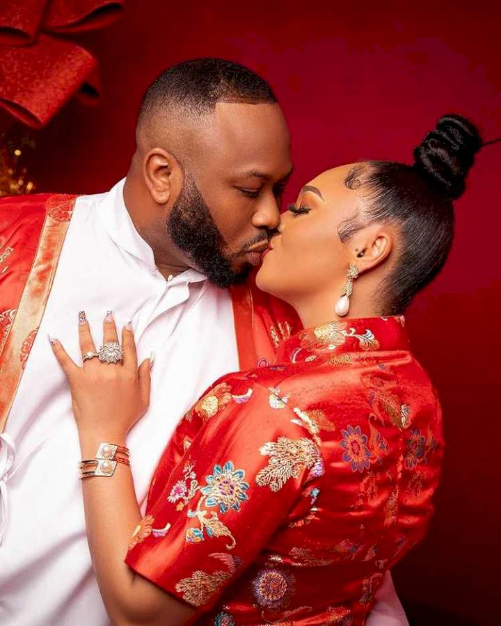 The only secret to a happy marriage is finding a husband like you - Rosy Meurer celebrates husband, Churchill on his 39th birthday (Video)