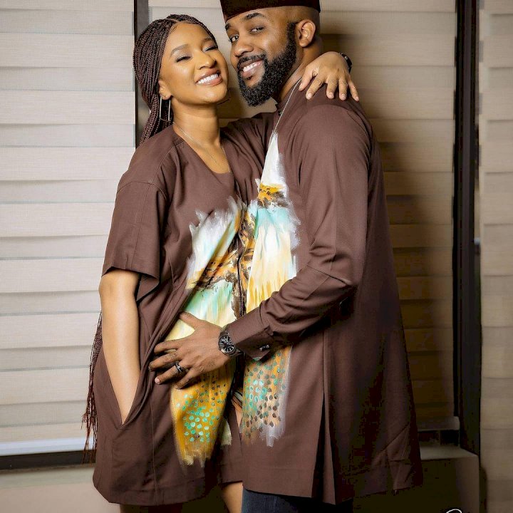 “You’re restricting our airflows sir” – Reactions as singer, Banky W shares loved up photos with wife, Adesua