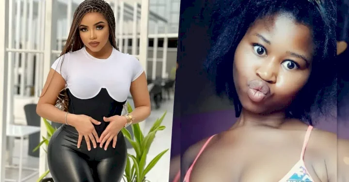 Don't have the face of an owl and think you can come for me - Nengi claps back at troll who claimed her beauty is all filter