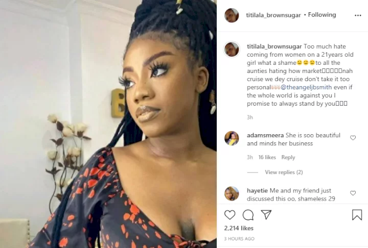 #BBNaija: Too much hate coming from women on a 21-year-old girl - Angel's mother reacts to Maria, Nini and Peace body-shaming her daughter