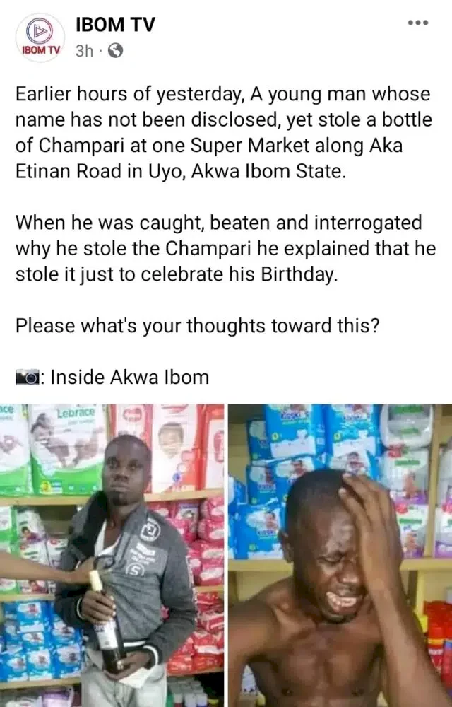 Man caught reportedly stealing bottle of wine at supermarket to celebrate his birthday