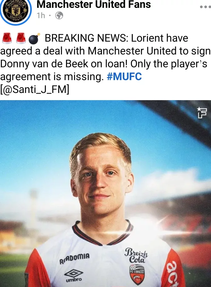 DEAL DONE: Huge Evening Announcement from Old Trafford as Man United Close in on Star Signing.