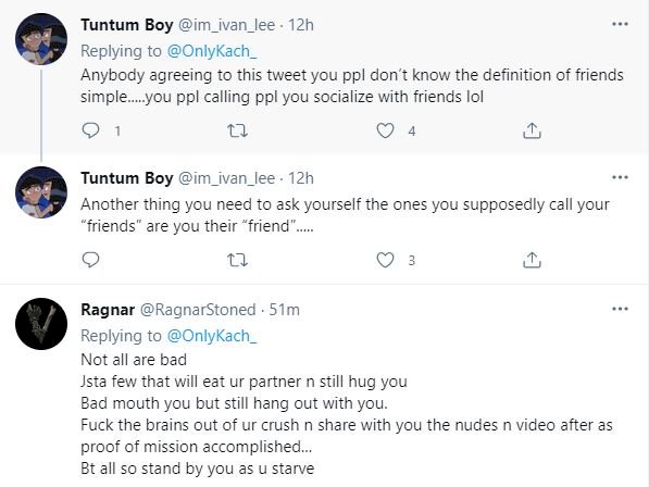 'Fake people attract fake ones' - Reactions as man argues that 'University friends are fakest of friends'