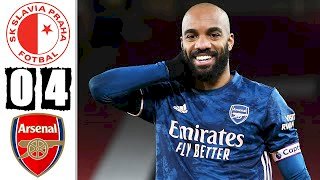 Slavia Prague 0 - 4 Arsenal (Apr-15-2021) Europa League Highlights