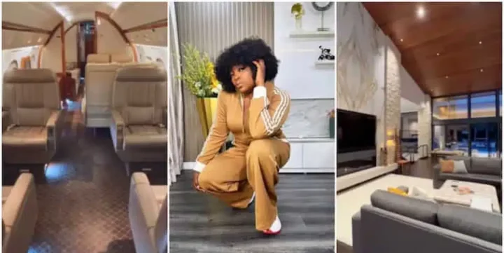 "Private jet and mansion goals" - Funke Akindele enchants fans with soon-to-come true lavish dreams (Video)