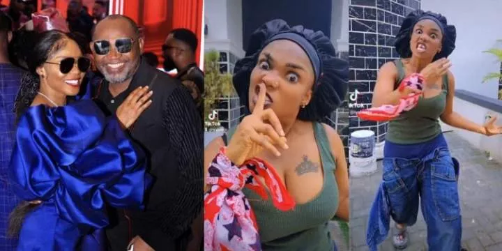 "I no send anybody papa" - Actress Iyabo Ojo sends strong message to her haters with razz video; her lover Paul O reacts