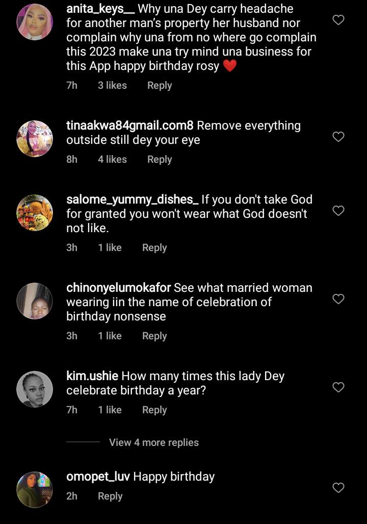Do you have to go naked because is your Birthday? - Fans drag Rosy Meurer over lingerie birthday shoot