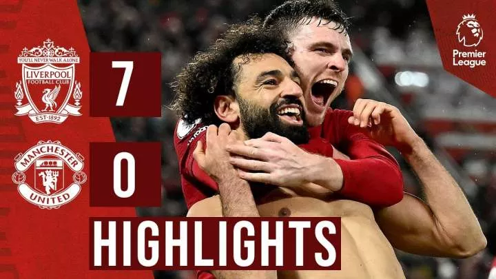 Liverpool 7 - 0 Manchester United (Mar-05-2023) Premier League Highlights