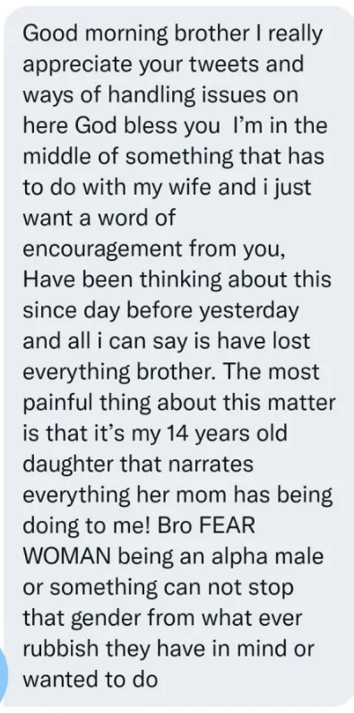 'I found out from my 14-year-old daughter that my wife has been cheating on me for 3 years' - Man bursts into tears; seeks advice