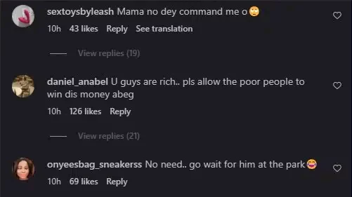 You're rich; allow poor people to win the money - Reactions as Sheggz's sister pleads for support (Video)