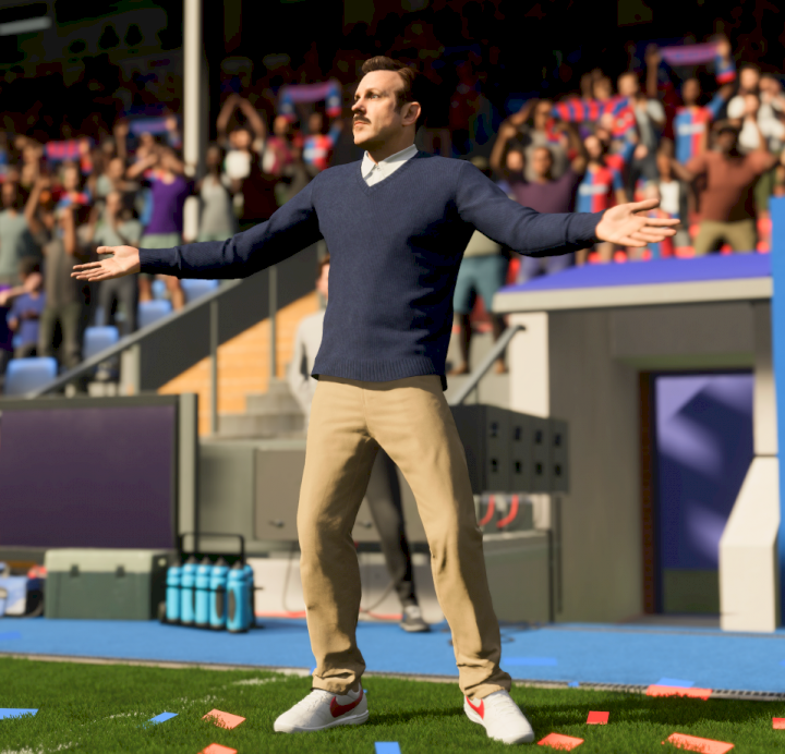 'Look out, Mario!' - FIFA 23 to feature Ted Lasso and AFC Richmond as fictional coach comes to latest release of EA Sports game