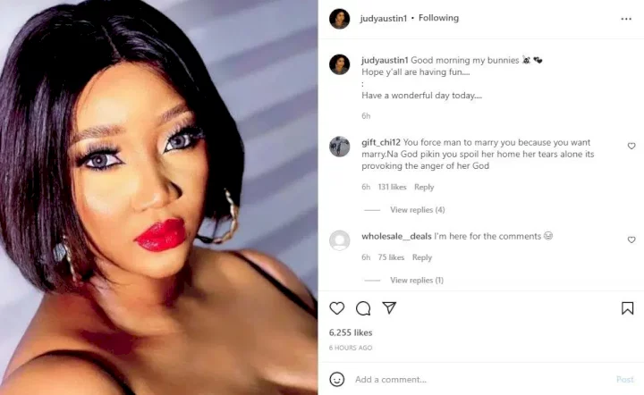 Netizens drag Judy Austin to shreds as she shares new posts after Yul Edochie declared her as his second wife