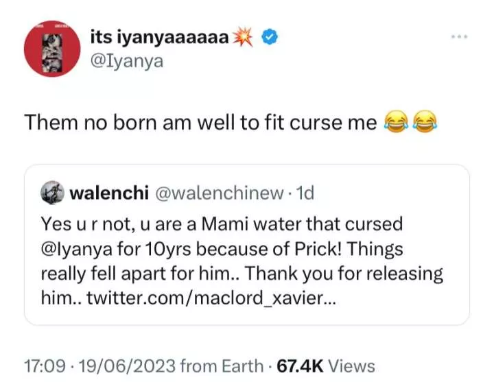 Iyanya reacts to claims that Yvonne Nelson cursǝd his music career due to his alleged infidelity