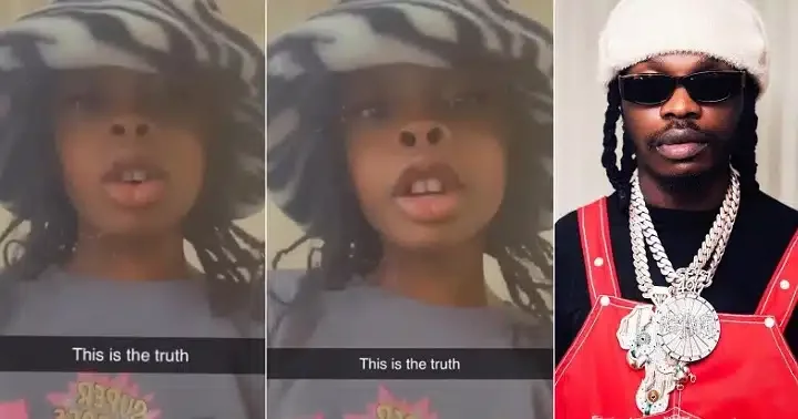 "My dad is richer than all your dads" - Naira Marley's 8-year-old daughter brags (Video)