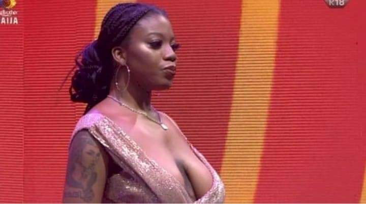 Nkechi Blessing Goes Braless in Solidarity with BBNaija's Angel After Being Body-shamed