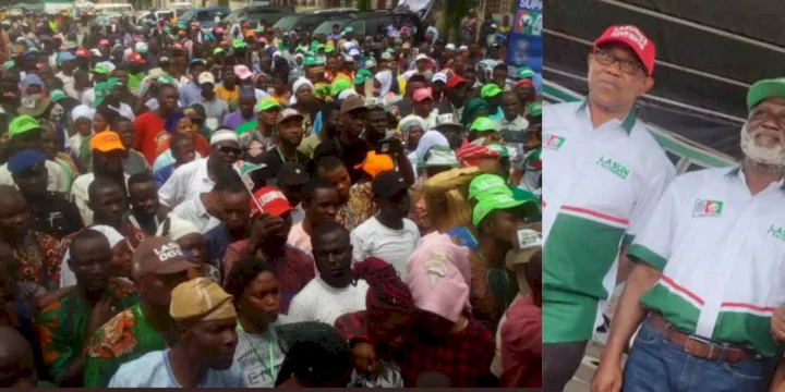 Peter Obi storms Osun; pulls massive crowd ahead of gubernatorial election (Photos)
