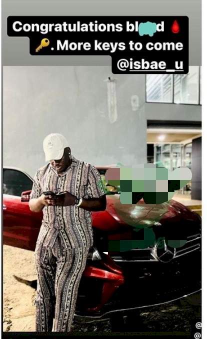 Skit maker, Isbae U splashes millions on new Benz (Video)